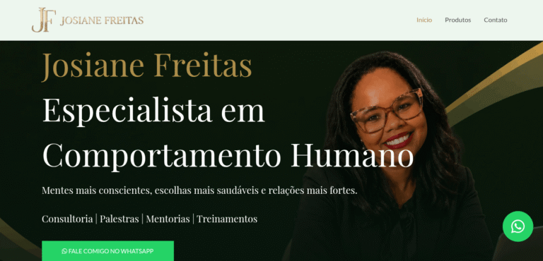 Site da Josiane Freitas